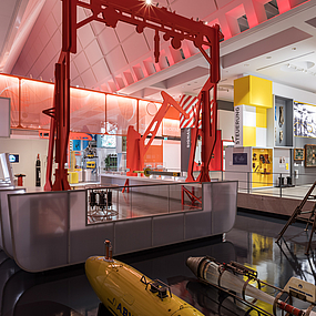 Blick in die Schiffswelten-Ausstellung