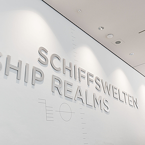Schriftzug Schiffswelten