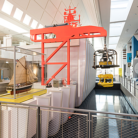 Blick in die Schiffswelten-Ausstellung