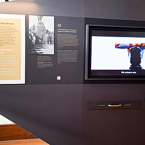 Installation in der METEOR-Ausstellung