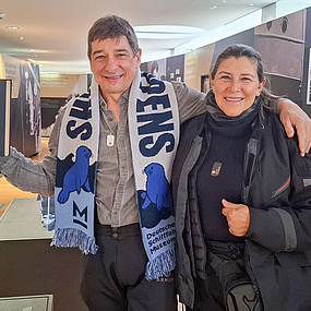 Klaus und Lillian Irion in der Sonderausstellung